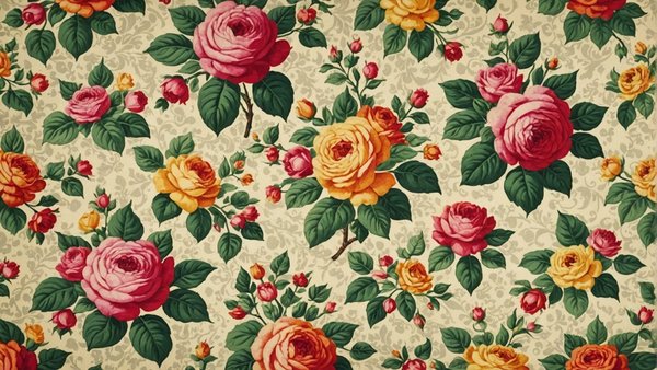 Découvrir le charme du tissu fleuri vintage: déco unique
