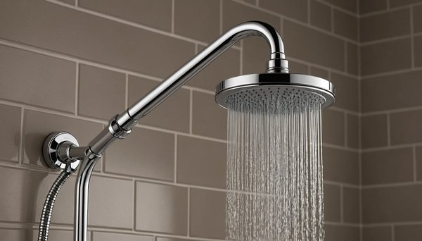 Hauteur adaptée du pommeau de douche pour un confort personnalisé