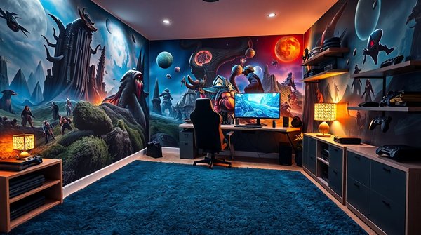 Papier peint gamer : transformez votre chambre en terrain de jeu